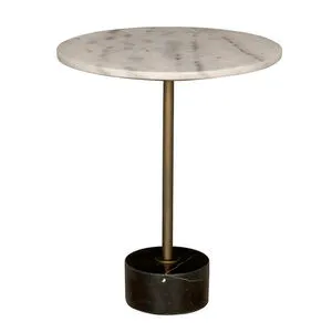 Product Image 1 for Santosha Side Table with Stone Top from Noir
