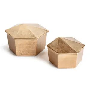 Product Image 1 for Luca Lidded Boxes, Set Of 2 from Napa Home And Garden
