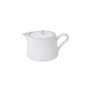 Product Image 1 for Beja 14 oz. Ceramic Stoneware Teapot - White & Cream from Costa Nova