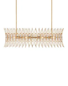 Product Image 1 for Marquise Gold Chandelier from Currey & Company