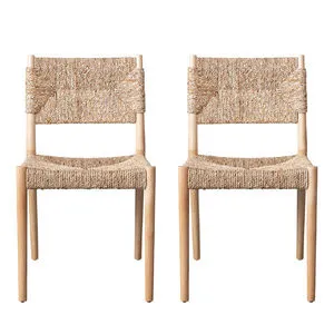 Product Image 1 for Riviera Woven Dining Chair Set of 2 from Creative Co-Op
