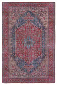 Product Image 5 for Fairbanks Medallion Red/ Blue Rug from Jaipur 