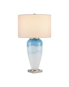 Product Image 1 for Heaven Blue Ombre Table Lamp from Currey & Company
