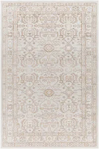 Product Image 1 for Revere Vintage-Inspired Hand-Knotted Medium Gray / Tan Rug - 10' x 14' from Surya