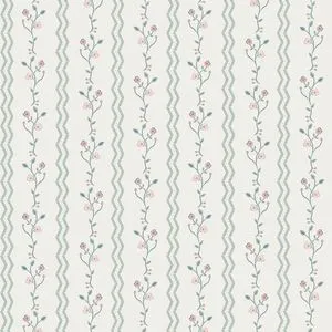 Product Image 1 for Laura Ashley Blencow Stripe Dark Duck Egg Blue Wallpaper from Graham & Brown