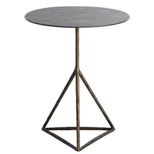 Product Image 1 for Napier Antique Aged Brass Side Table from Gabby