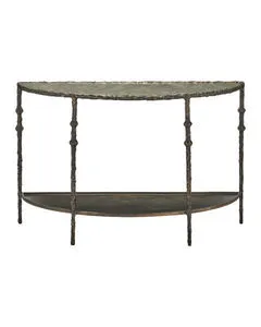 Product Image 1 for Spalzato Demi-Lune Console Table from Currey & Company