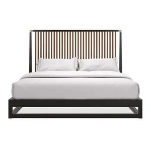 Product Image 1 for Pinstripe Slatted King Bed from Caracole