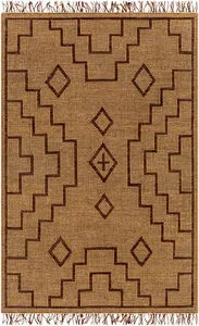 Product Image 1 for Touareg Global Geometric Tan / Dark Brown Rug - 9' x 12' from Surya