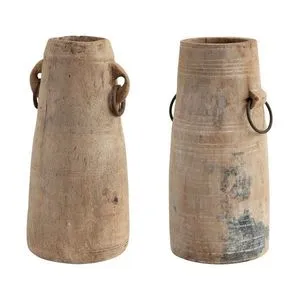 Product Image 1 for Round Wood Milk Jug from Creative Co-Op
