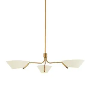 Product Image 1 for Sacramento Iron 3-Light Chandelier - White from Troy Lighting