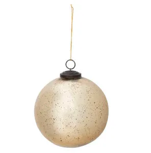 Product Image 1 for Vera 6" Round Gold Glass Ball Ornament, Set of 4 from Creative Co-Op