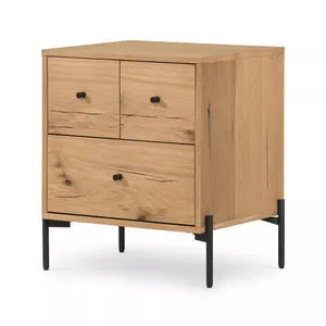 Product Image 10 for Eaton Light Oak Nightstand from Four Hands