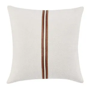 Product Image 1 for Ralph Cotton Linen Fabric Throw Pillow in Ivory Sangria from Classic Home Furnishings