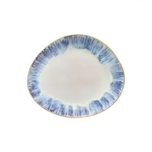 Product Image 1 for Brisa Oval Ceramic Stoneware Dinner Platter, Set of 6 - Ria Blue from Costa Nova