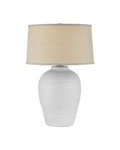 Product Image 1 for Dashwell White Table Lamp from Currey & Company