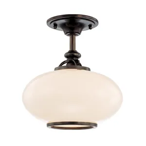 Product Image 1 for Canton 1 Light Semi Flush from Hudson Valley