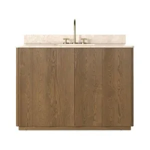 Product Image 1 for Brookhurst Satin Oak Veneer Single Wide Vanity from Four Hands