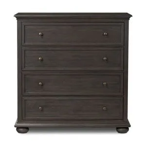 Product Image 1 for Geoffrey Tall Dresser - Smoked Black Veneer from Four Hands