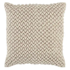 Product Image 8 for Madur Textured Ivory/ Light Taupe Throw Pillow 22 inch from Jaipur 
