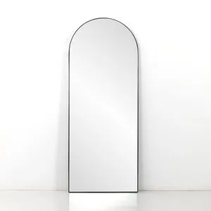 Product Image 1 for Georgina Matte Black Floor Mirror from Four Hands