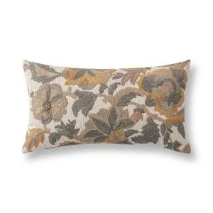 Product Image 1 for Jana Dry Sage Cotton Embroidered Throw Pillow from Classic Home