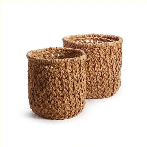 Product Image 1 for Bridget Banana Leaf Baskets, Set Of 2 from Napa Home And Garden