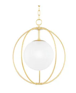 Product Image 1 for Lyla 1 Light Small Pendant from Mitzi