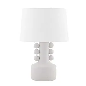 Product Image 1 for Amalia Modern White Ceramic Table Lamp from Mitzi