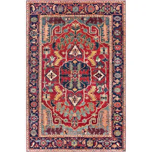 Product Image 5 for Iris Navy / Red Rug from Surya