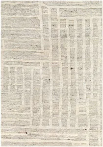 Product Image 1 for Manisa Global Hand-Woven Wool Charcoal / Light Slate Rug  - 2' x 3' from Surya