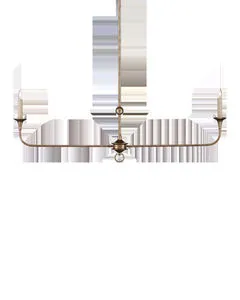 Product Image 6 for Nottaway Bronze Linear Chandelier from Currey & Company