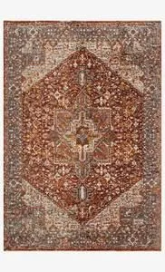Product Image 3 for Lourdes Rust / Multi Rug from Loloi