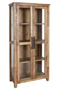 Product Image 1 for Wexford Reclaimed Pine Display Cabinet from Classic Home Furnishings