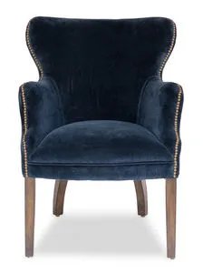 Product Image 5 for Princess Chair  Blue from Sarreid Ltd.