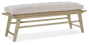 Product Image 1 for Surfrider Wood & Fabric Bed Bench from Hooker Furniture