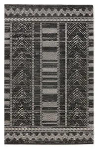 Product Image 9 for Mateo Tribal Black/ Light Gray Area Rug from Jaipur 