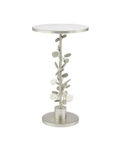 Product Image 1 for Lunaria Silver Accent Table from Currey & Company