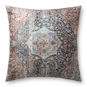 Product Image 1 for Marissa Red / Navy Floor Pillow from Loloi