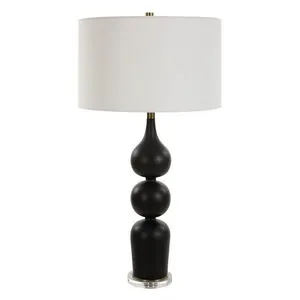 Product Image 4 for Caviar Black Table Lamp from Uttermost