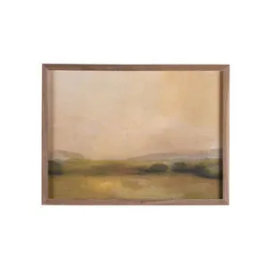 Product Image 1 for Formation By Dan Hobday, Framed Abstract Painting from Four Hands