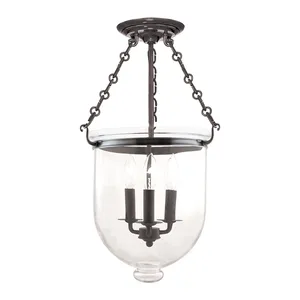 Product Image 1 for Hampton 3 Light Semi Flush from Hudson Valley