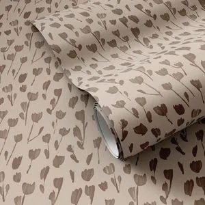 Product Image 1 for Wild Flowers I Taupe I Wallpaper by Roseanne Kenny from Four Hands