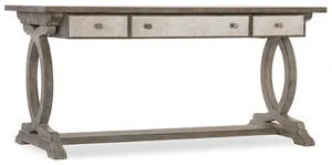 Product Image 4 for Rustic Glam Trestle Desk - Soft White Veneer from Hooker Furniture