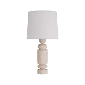 Product Image 1 for Woodrow Limewash Wooden Lamp from Arteriors
