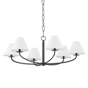 Product Image 1 for Stacey 6-Light Chandelier - Old Bronze from Hudson Valley