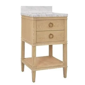 Product Image 2 for Bath Vanity With White Marble Top from Worlds Away