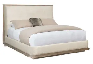 Product Image 1 for Queen Cream Fabric Modern Stage Is Set Bed from Caracole