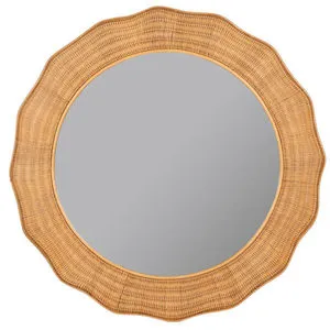 Product Image 1 for Yasmine Rattan Round Mirror from Cooper Classics