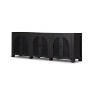 Product Image 1 for Tilda Black Wash Mango Cane 6 Door Sideboard from Four Hands